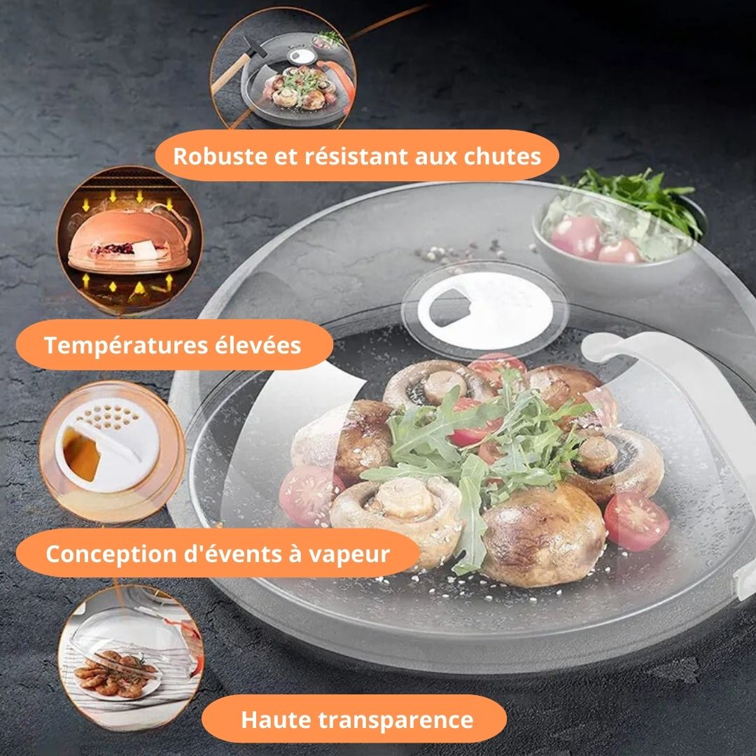 CLOCHE MICRO ONDE | ANTI-ÉCLABOUSSURES