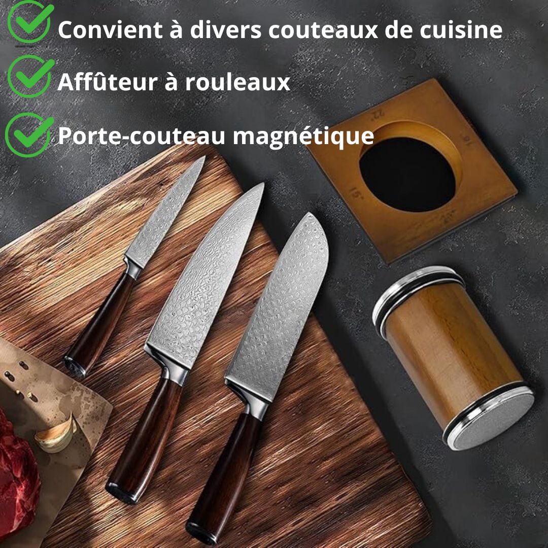 Aiguiseur Couteau Professionnel - Cuisine Temple