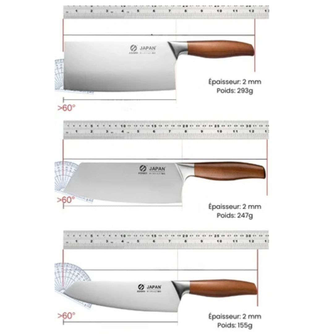 COUTEAU JAPONAIS | ASAKH™ - Cuisine Temple